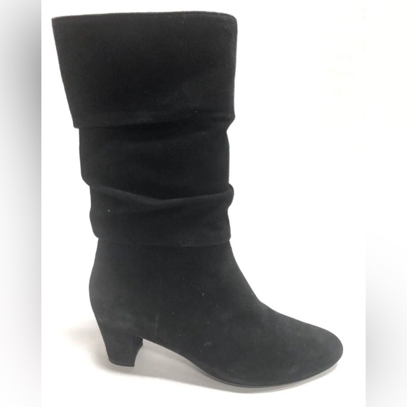 Boots Ankle Heels By Vaneli In Black, Size:8 main image 1